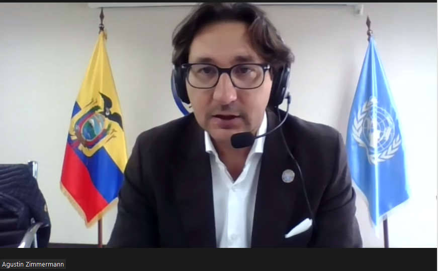 Agustin Zimmermann, Representante de FAO en Ecuador