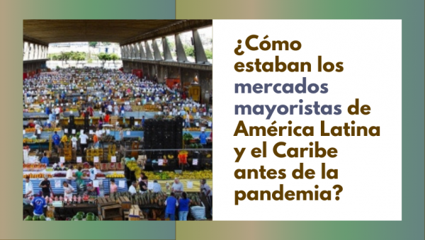 ¿Cómo estaban los mercados mayoristas de América Latina y el Caribe antes de la pandemia?