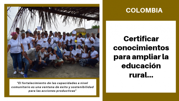 Certificar conocimientos para ampliar la educación rural