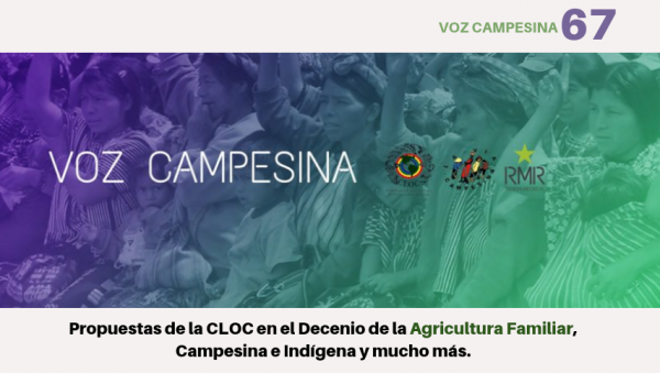 Propuestas de la CLOC en el Decenio de la Agricultura Familiar