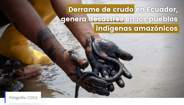 Comunidades amazónicas ecuatorianas reclaman el cumplimiento de remediación ambiental del Río Coca