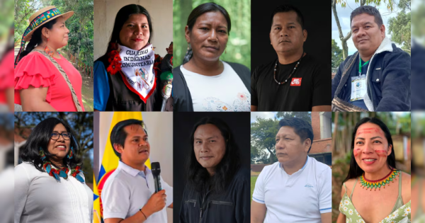 Zuly Nayive Rivera, Deisy Brigitte Escobar Piaguaje, Rosalía León Marín, Marcelino Sánchez Noé, Nilson Alvear Peña, Patricia Suárez, Fausto Cruz, Roque Miraña, Levy Andoke y Aracely Riascos Piaguaje.