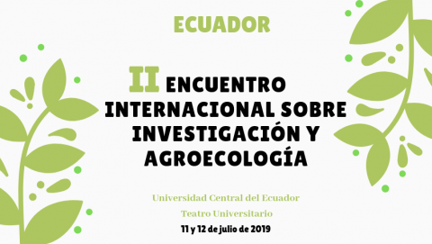 Segundo Encuentro Internacional sobre investigación y agroecología