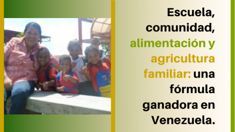 Escuela, comunidad, alimentación y agricultura familiar: