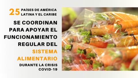 25 países de América Latina y el Caribe se coordinan para apoyar el funcionamiento del sistema alimentario
