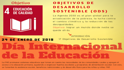 24 DE ENERO: DÍA INTERNACIONAL DE LA EDUCACIÓN