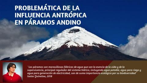 Problemática de la influencia antrópica en páramos andino