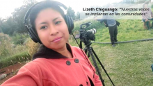 Lizeth Chiguango: “Nuestras voces se implantan en las comunidades”